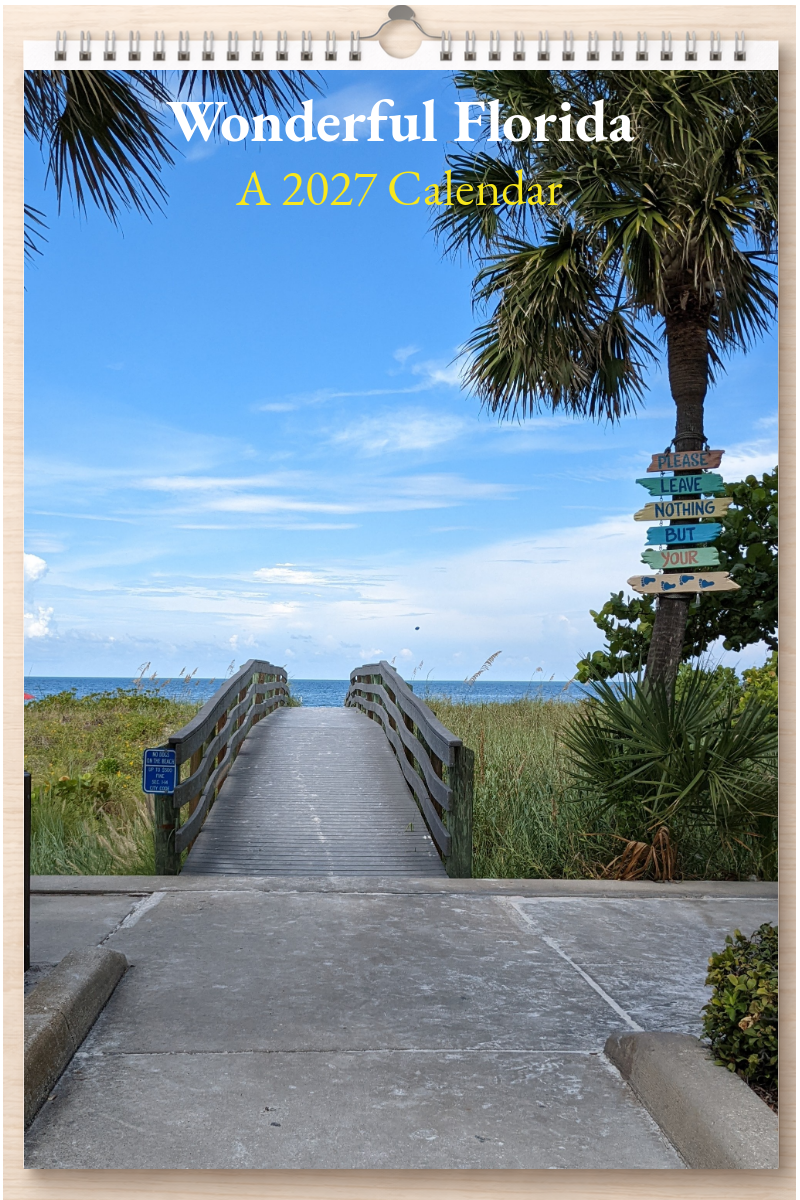 Wonderful Florida: A 2027 Calendar