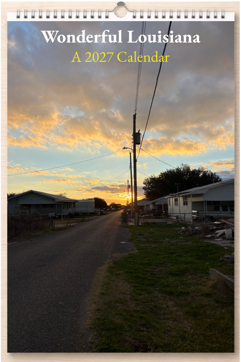 Wonderful Louisiana: A 2027 Calendar