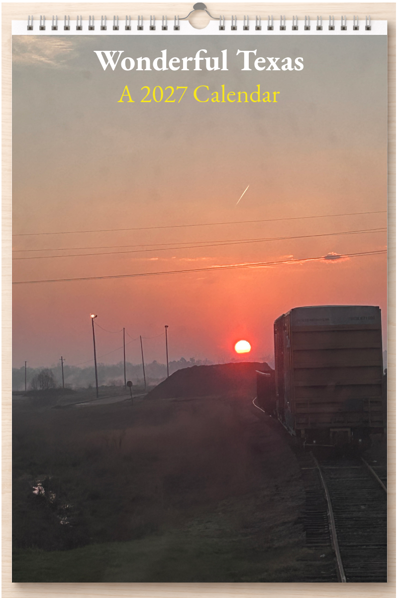 Wonderful Texas: A 2027 Calendar