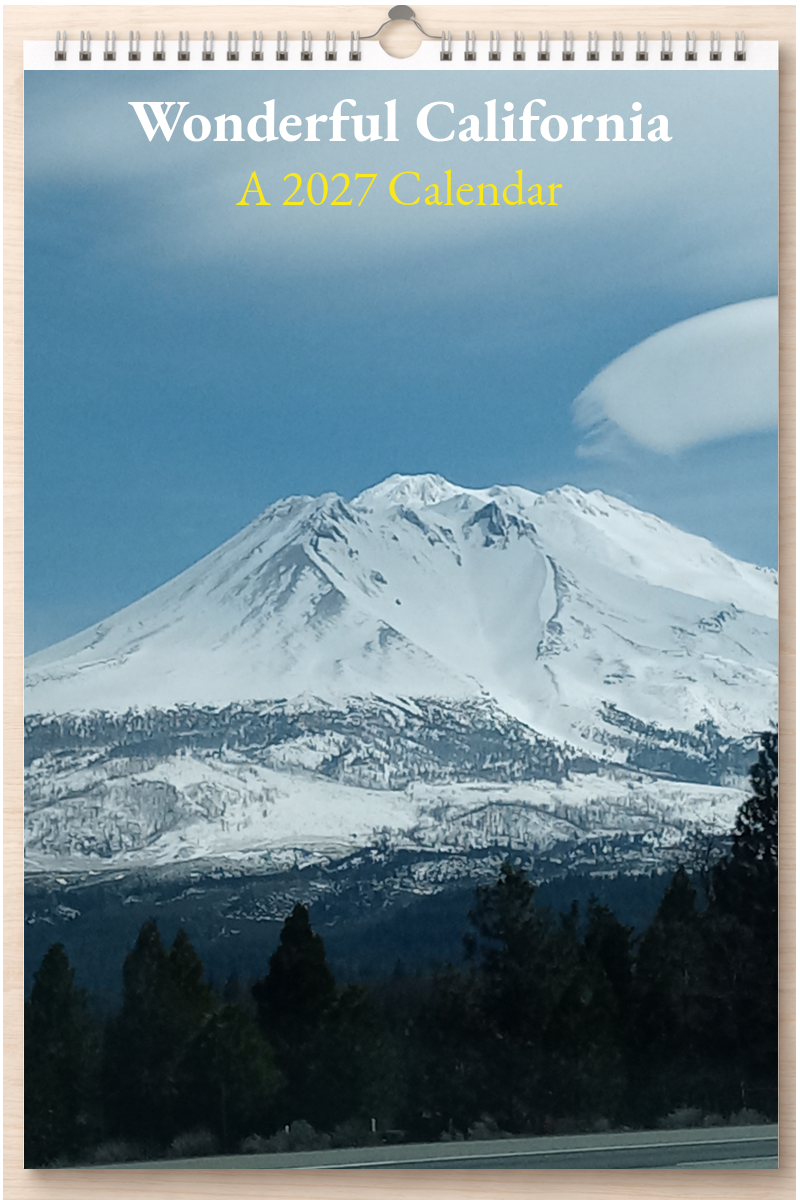 Wonderful California: A 2027 Calendar