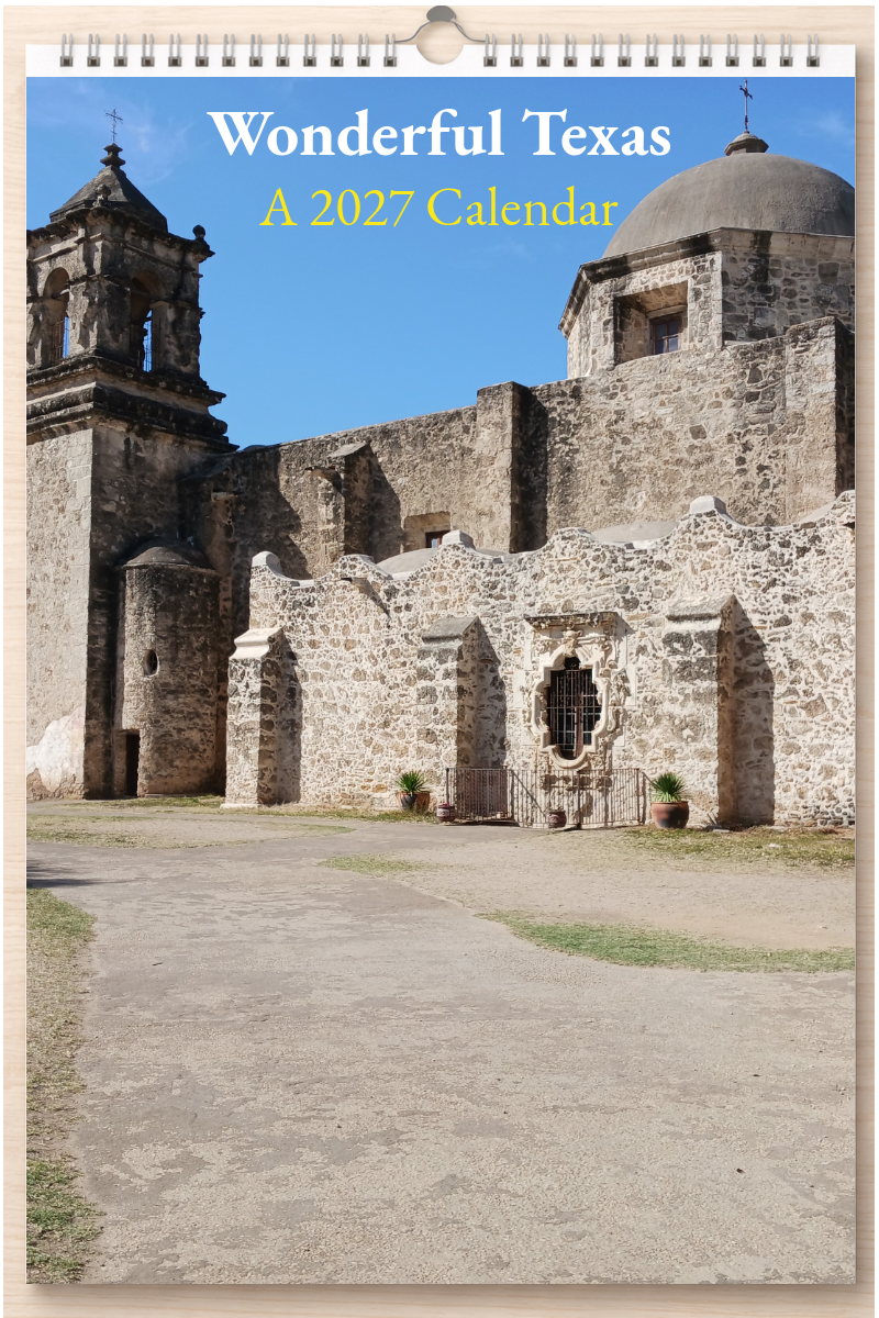 Wonderful Texas: A 2027 Calendar