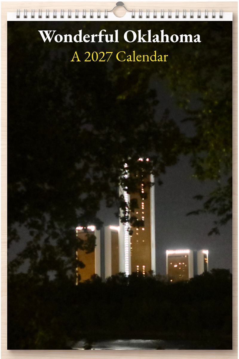 Wonderful Oklahoma: A 2027 Calendar
