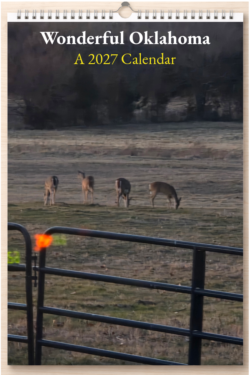 Wonderful Oklahoma: A 2027 Calendar