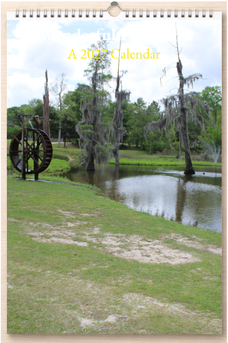 Wonderful Louisiana: A 2027 Calendar