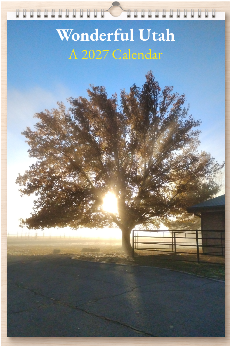 Wonderful Utah: A 2027 Calendar