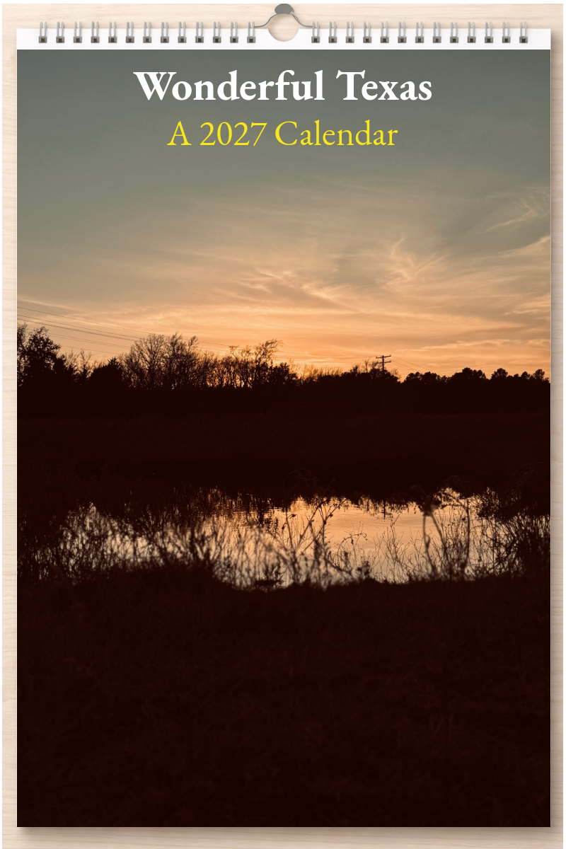 Wonderful Texas: A 2027 Calendar