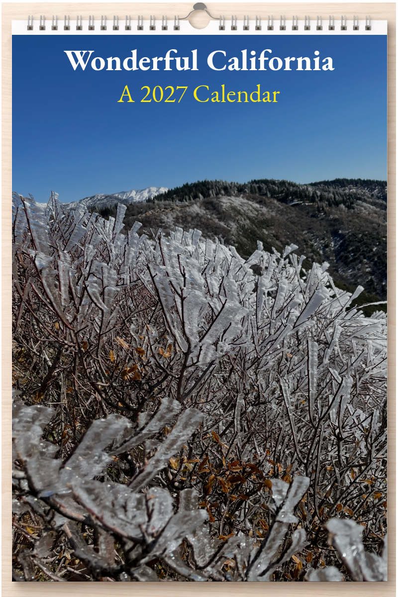 Wonderful California: A 2027 Calendar