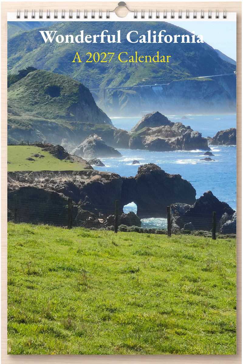 Wonderful California: A 2027 Calendar