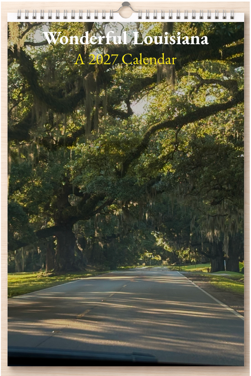 Wonderful Louisiana: A 2027 Calendar