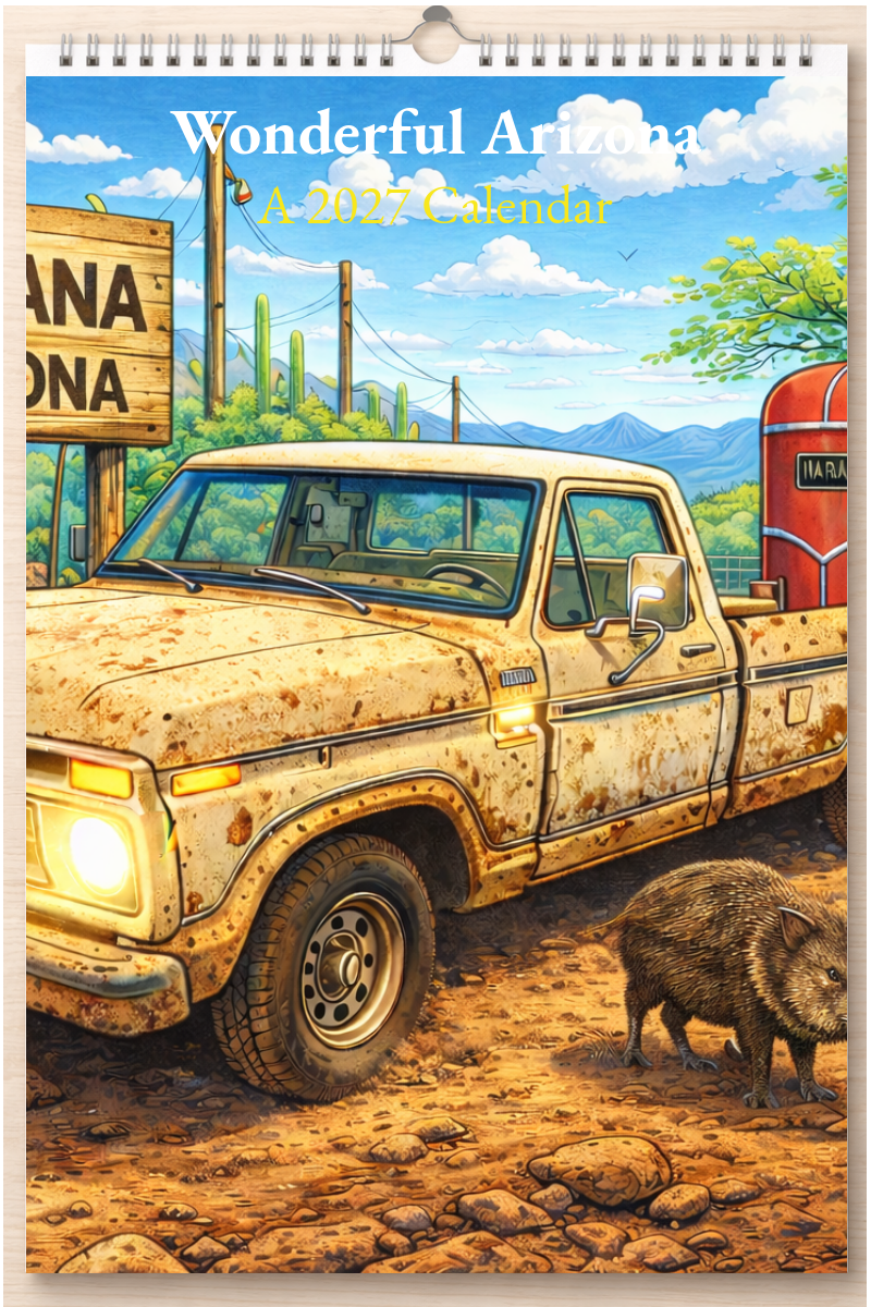 Wonderful Arizona: A 2027 Calendar