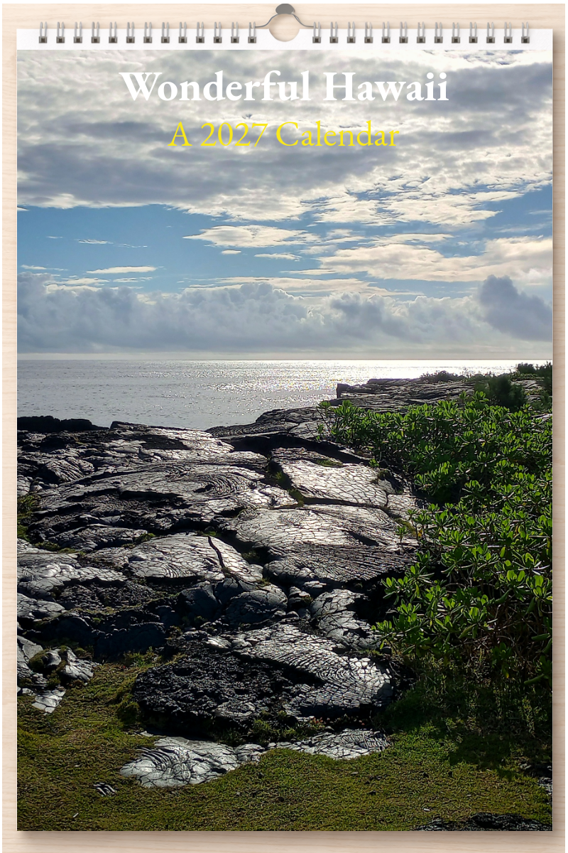 Wonderful Hawaii: A 2027 Calendar