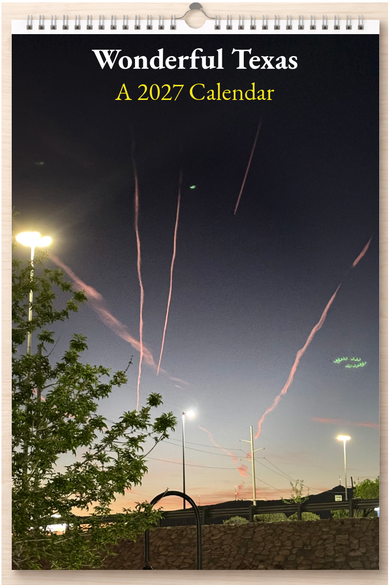 Wonderful Texas: A 2027 Calendar