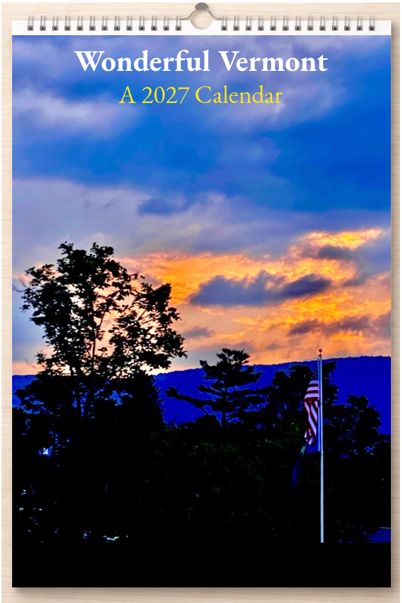 Wonderful Vermont: A 2027 Calendar