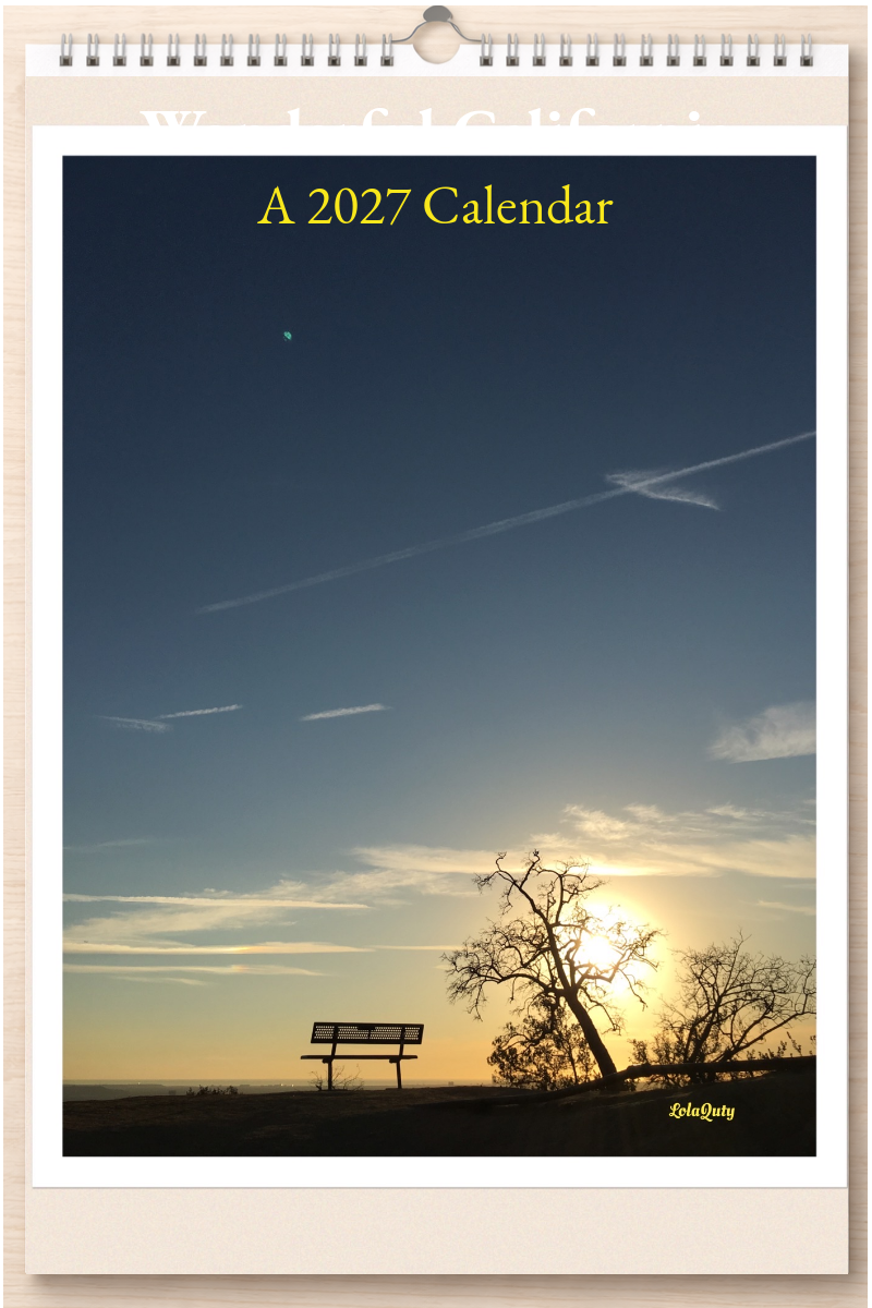 Wonderful California: A 2027 Calendar