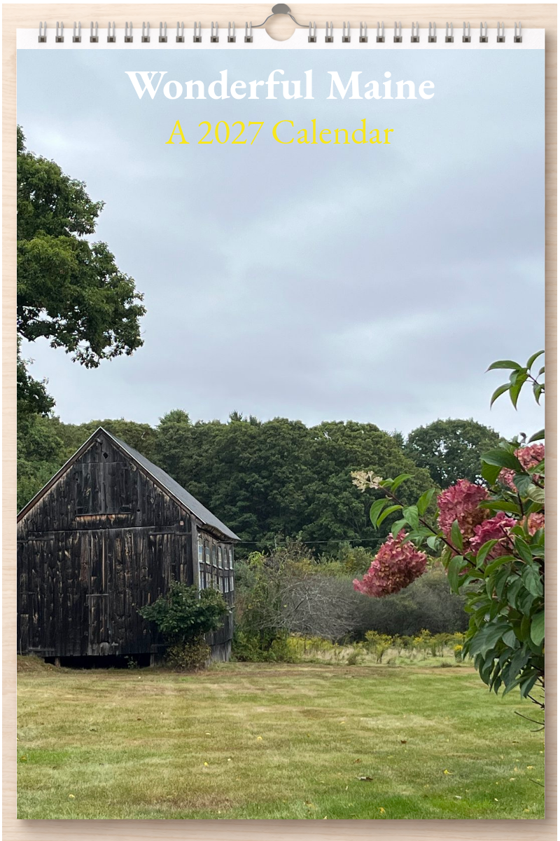 Wonderful Maine: A 2027 Calendar