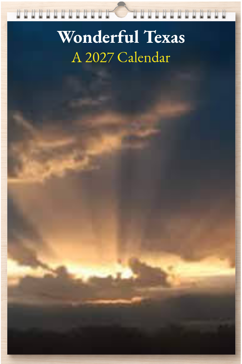 Wonderful Texas: A 2027 Calendar