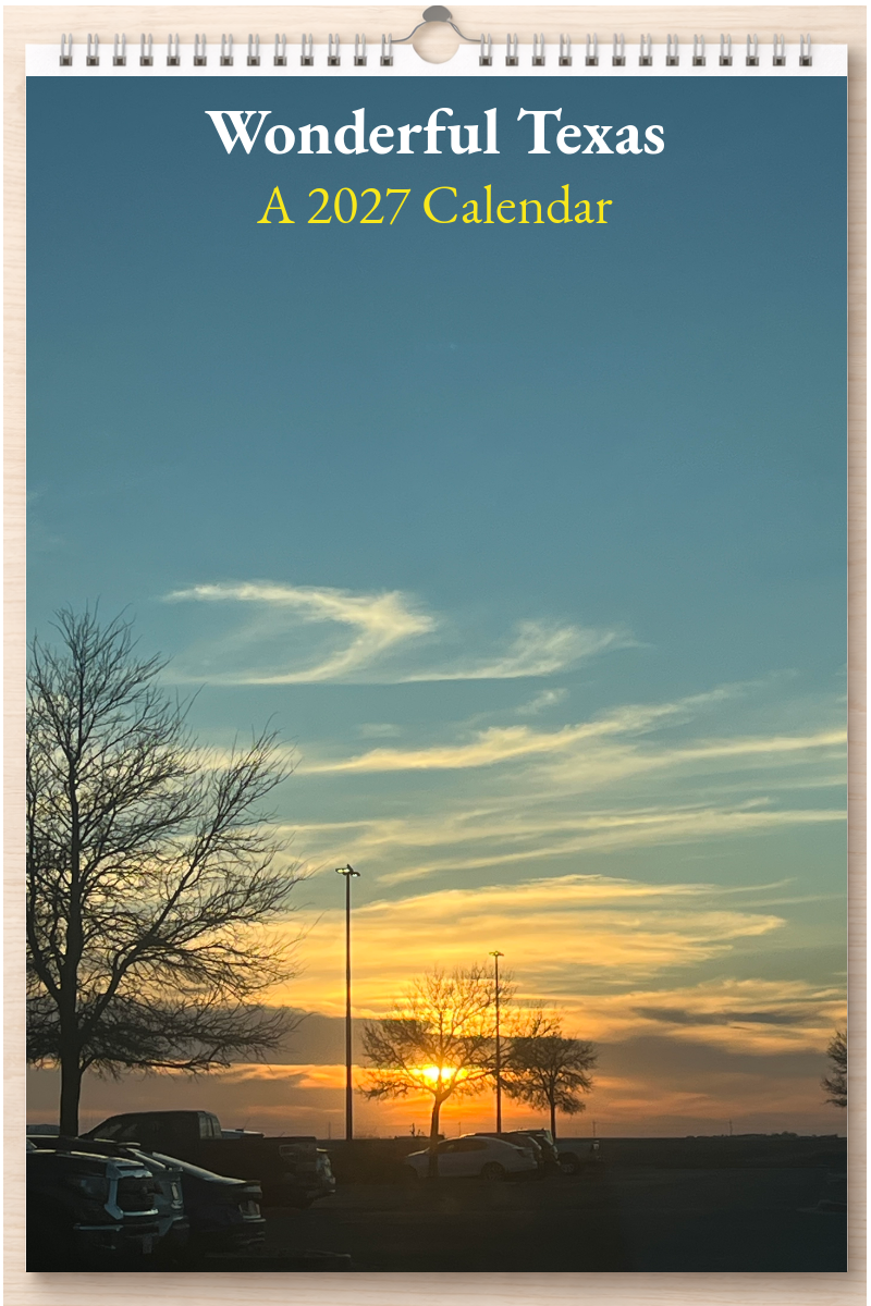 Wonderful Texas: A 2027 Calendar