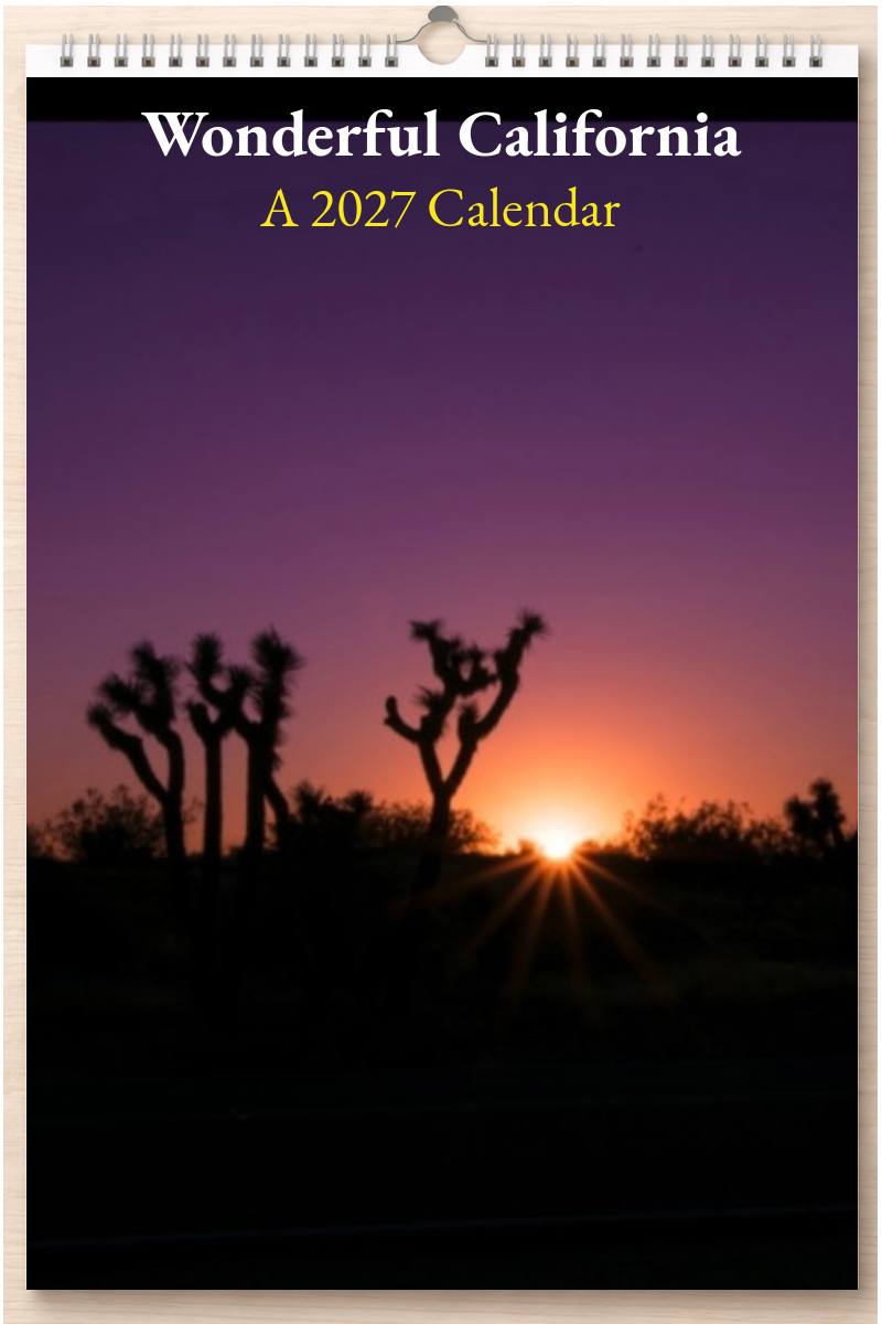 Wonderful California: A 2027 Calendar