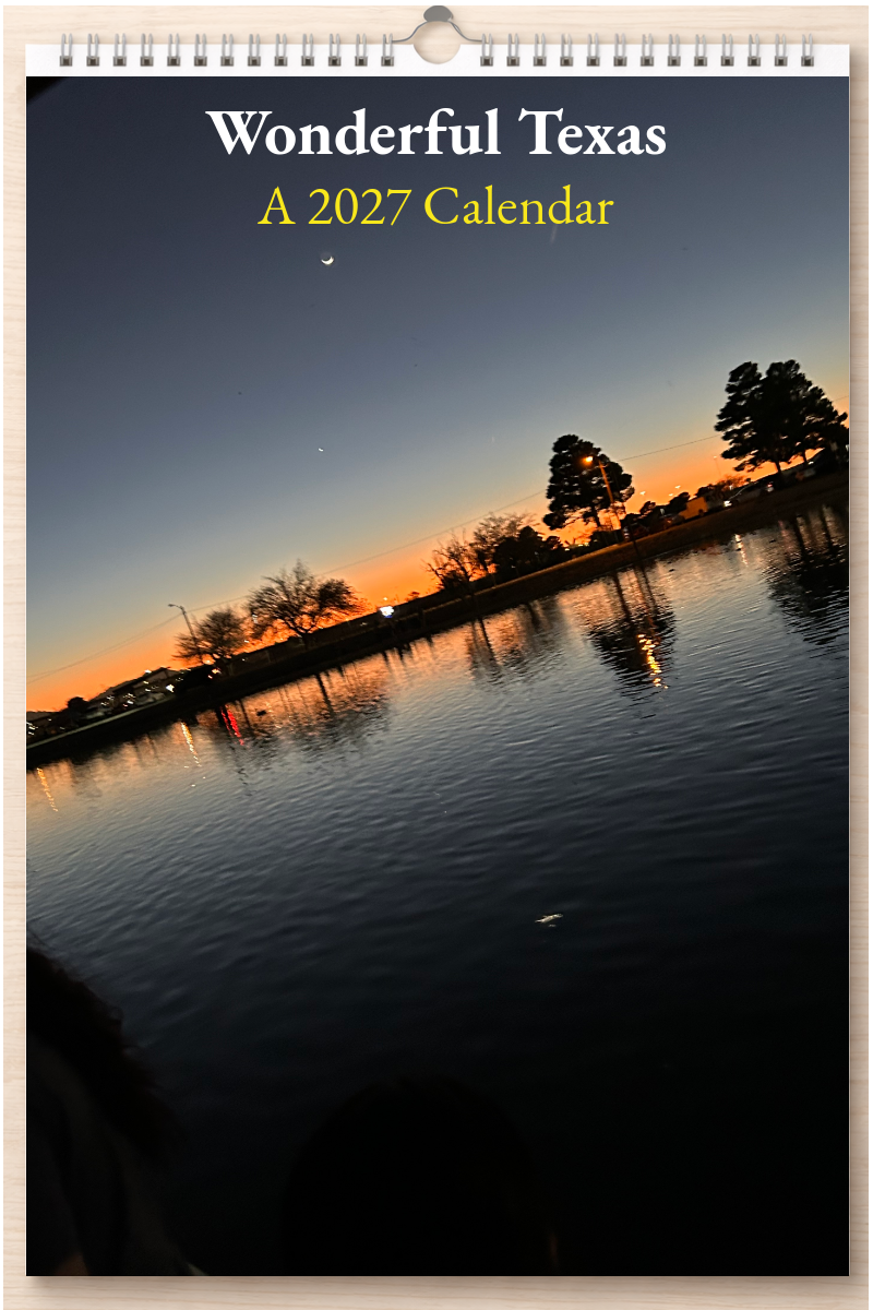 Wonderful Texas: A 2027 Calendar