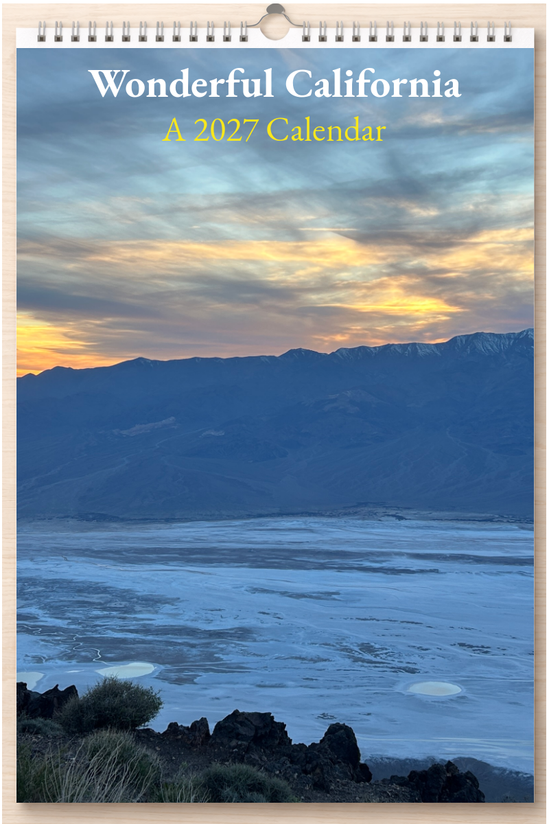 Wonderful California: A 2027 Calendar