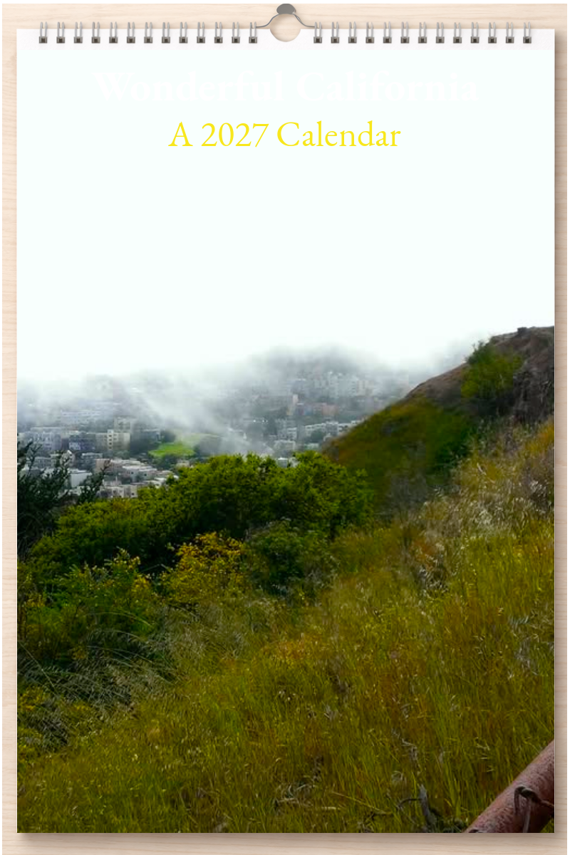Wonderful California: A 2027 Calendar