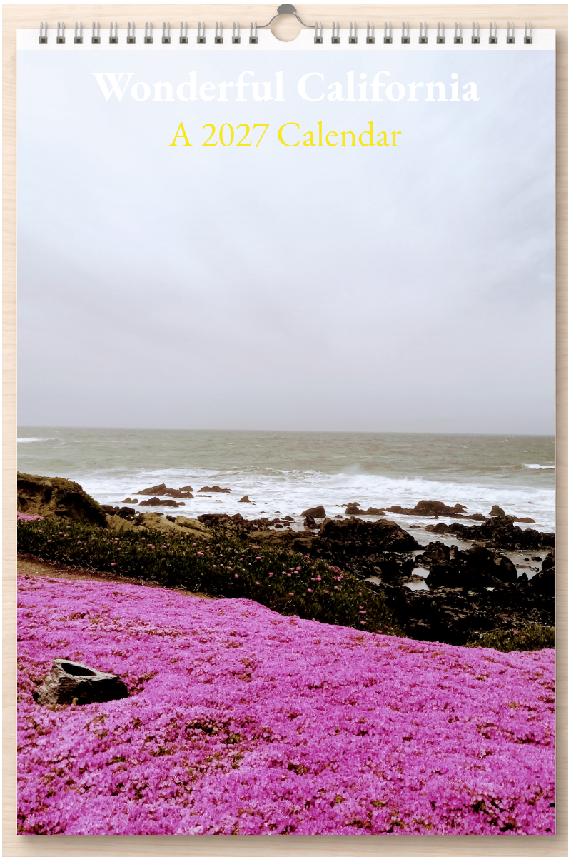 Wonderful California: A 2027 Calendar