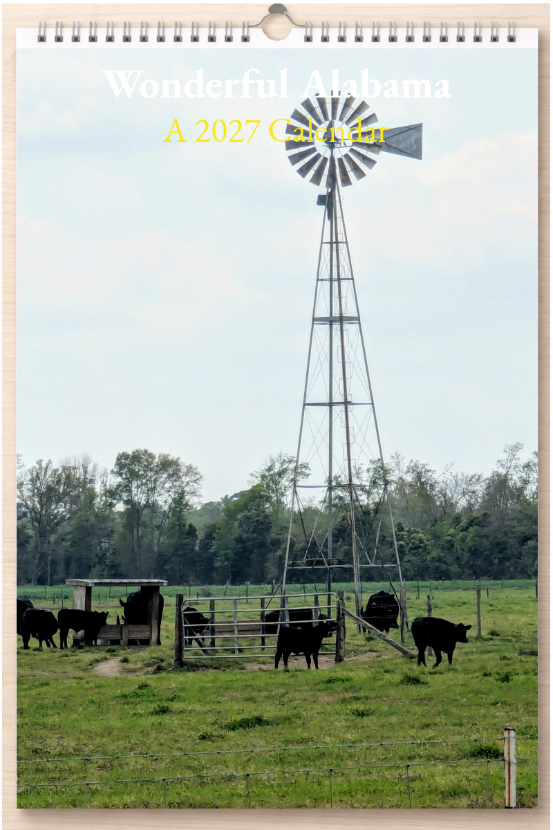 Wonderful Alabama: A 2027 Calendar