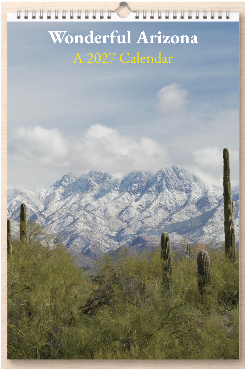 Wonderful Arizona: A 2027 Calendar