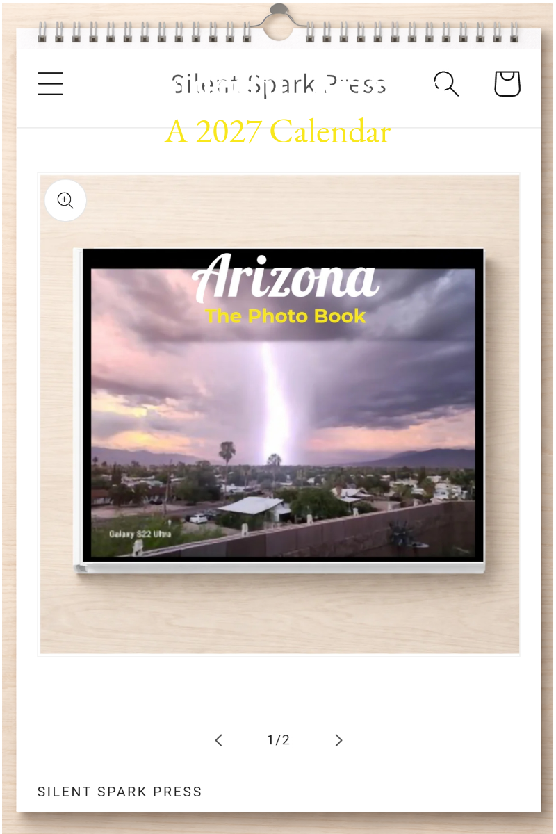 Wonderful Arizona: A 2027 Calendar