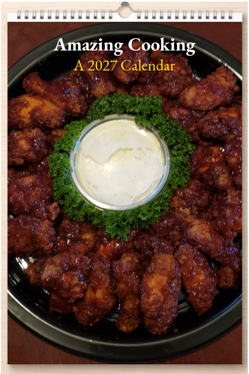 Amazing Cooking: A 2027 Calendar