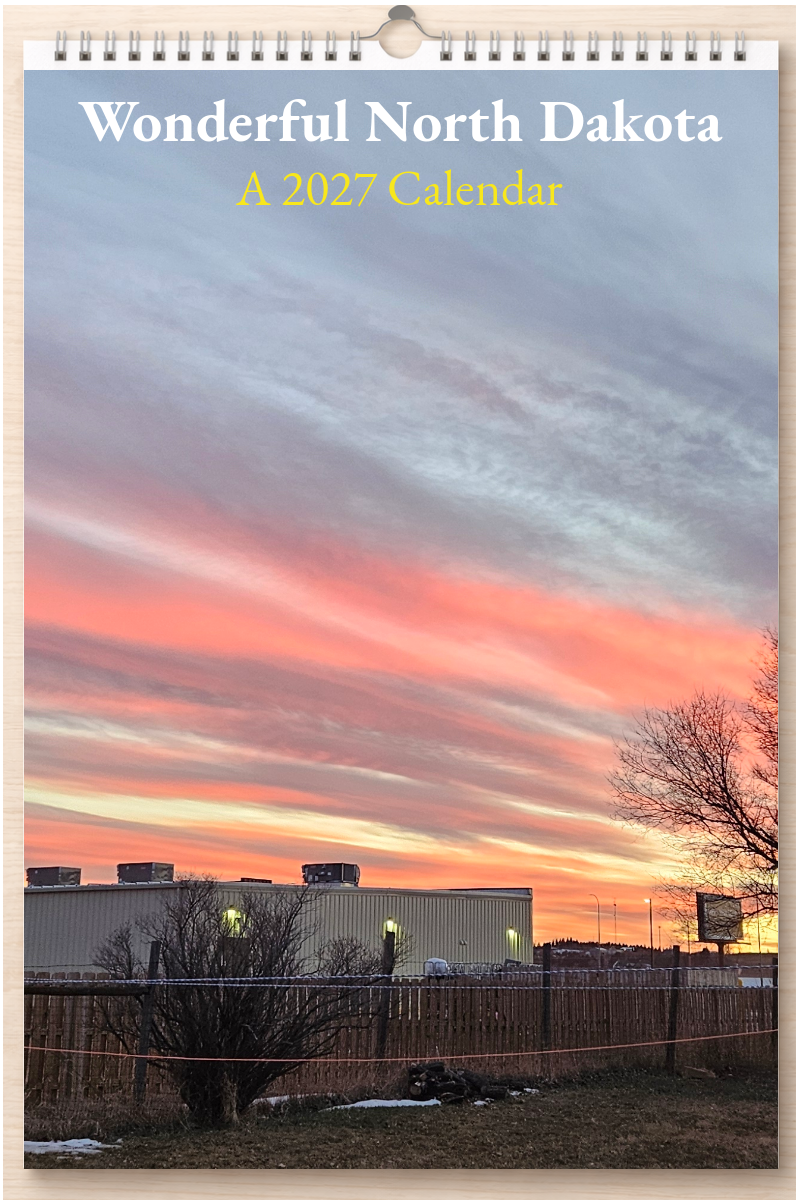 Wonderful North Dakota: A 2027 Calendar