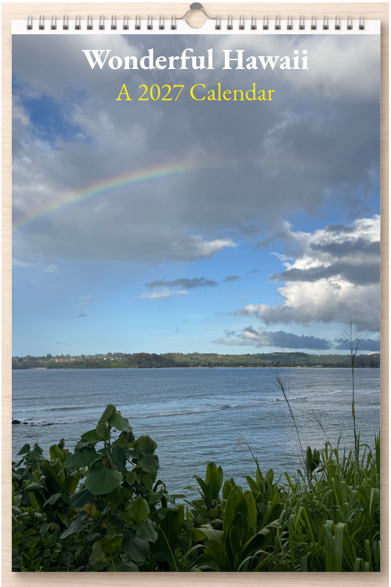 Wonderful Hawaii: A 2027 Calendar