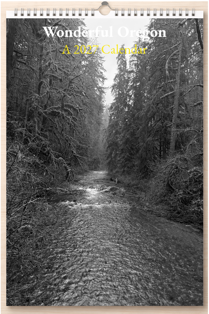 Wonderful Oregon: A 2027 Calendar