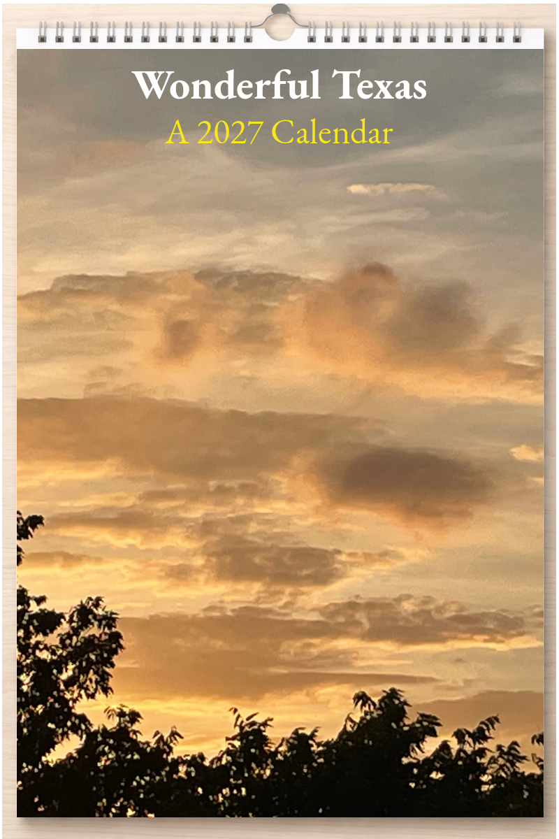 Wonderful Texas: A 2027 Calendar