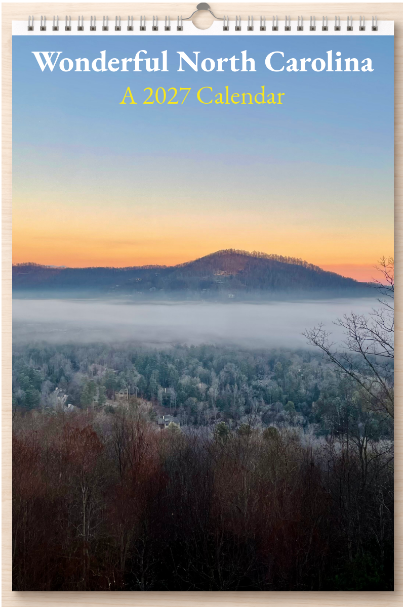 Wonderful North Carolina: A 2027 Calendar