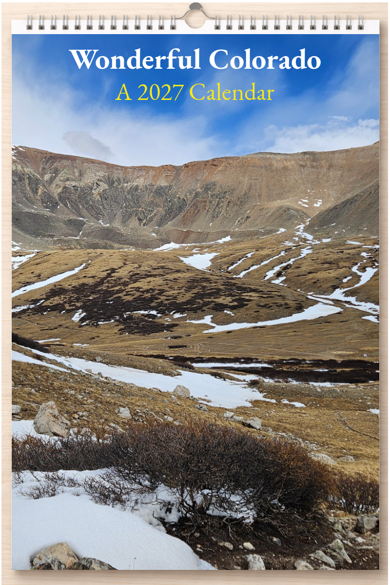 Wonderful Colorado: A 2027 Calendar
