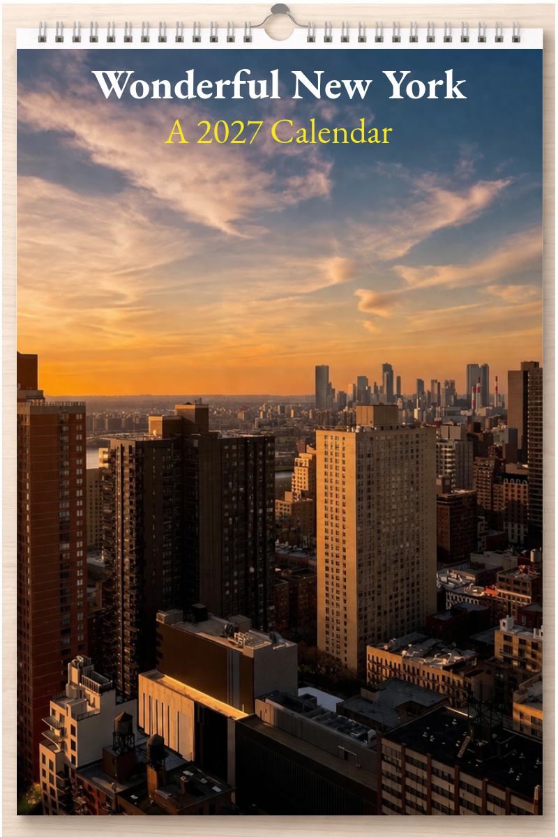 Wonderful New York: A 2027 Calendar