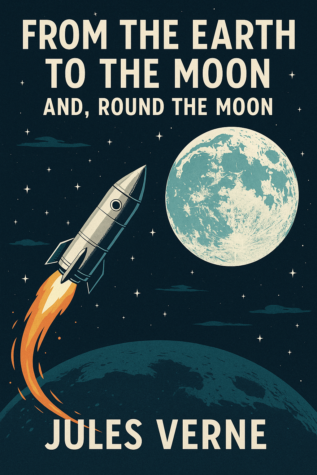 From the Earth to the Moon; And, Round the Moon - Jules Verne