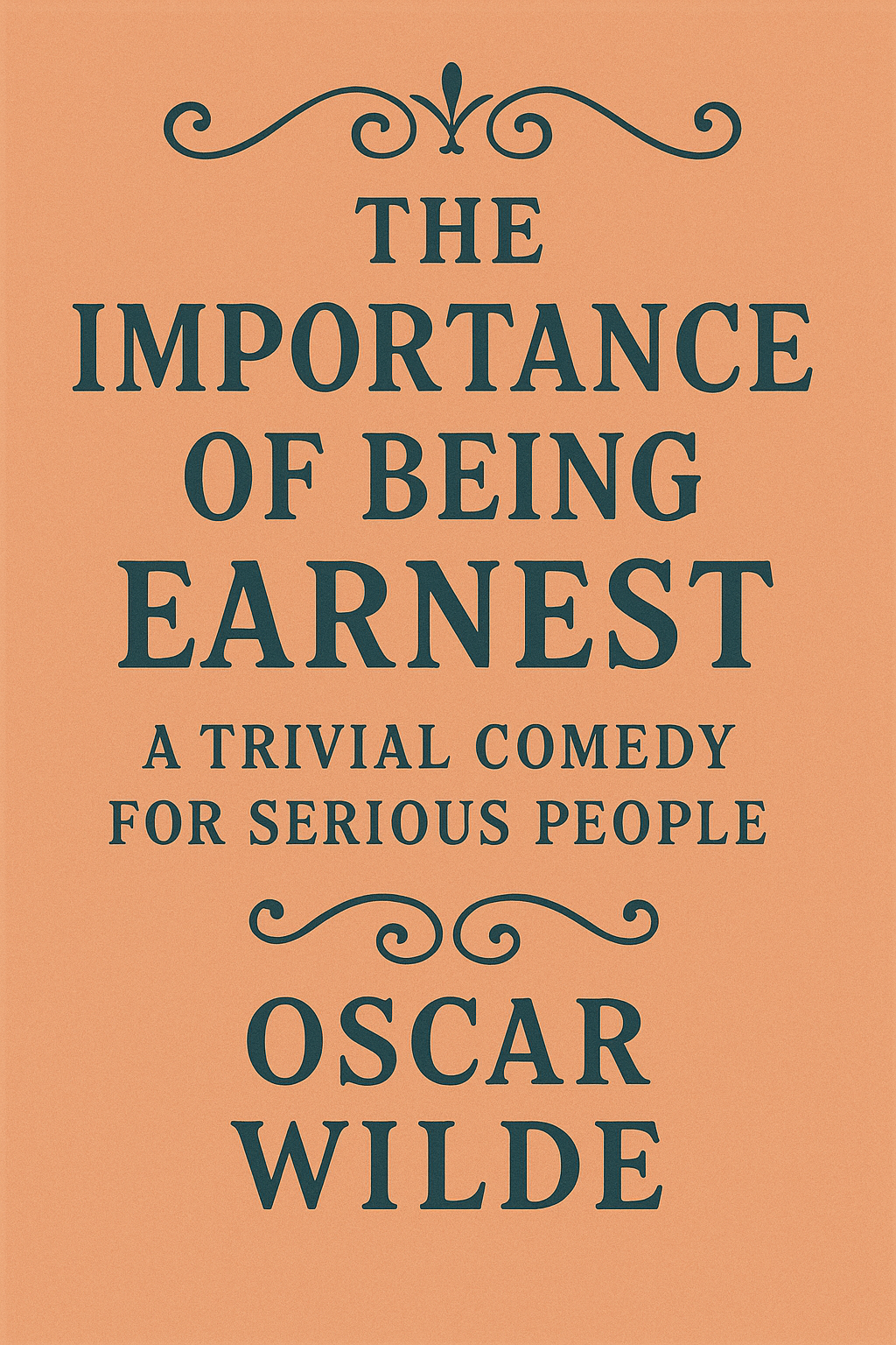 The Importance of Being Earnest, A Trivial Comedy for Serious People - Oscar Wilde