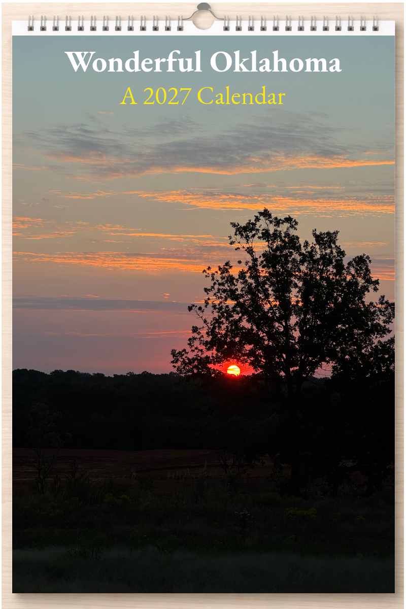 Wonderful Oklahoma: A 2027 Calendar