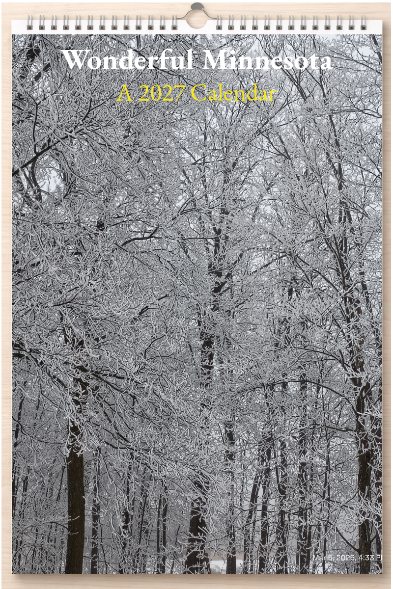 Wonderful Minnesota: A 2027 Calendar