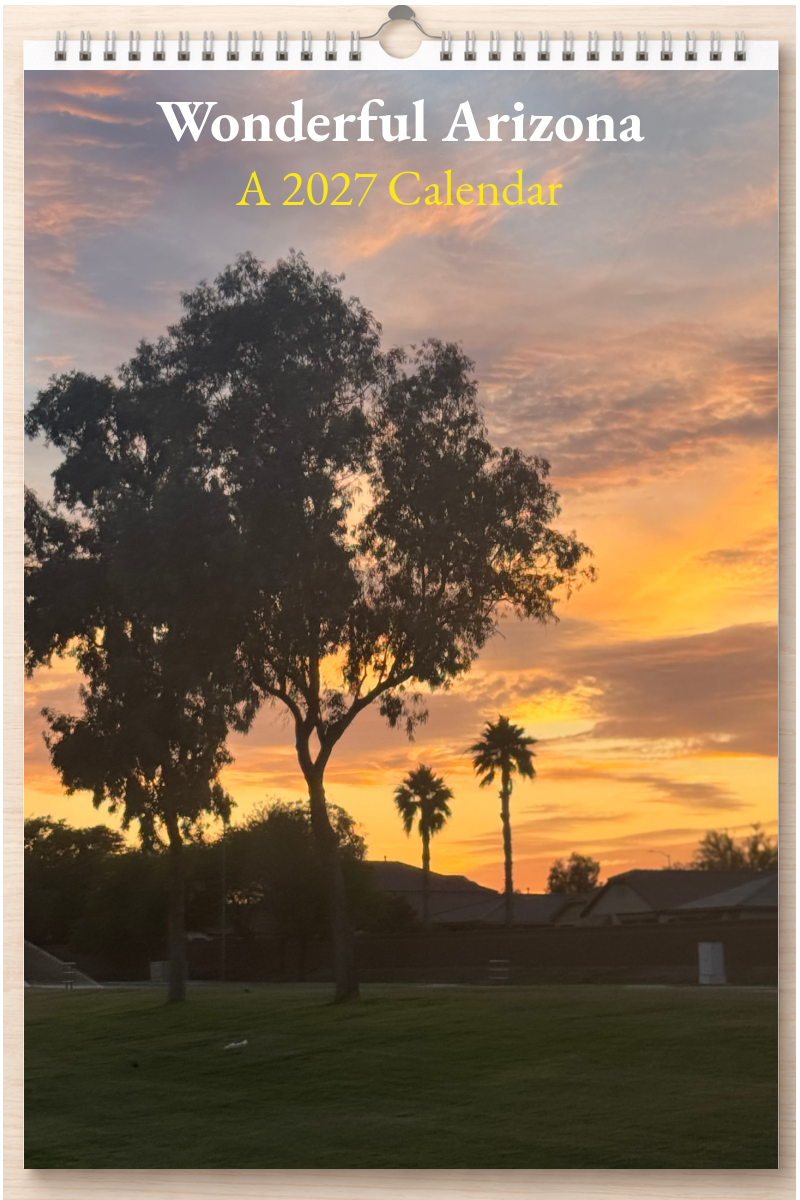 Wonderful Arizona: A 2027 Calendar