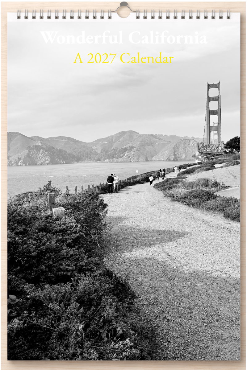 Wonderful California: A 2027 Calendar