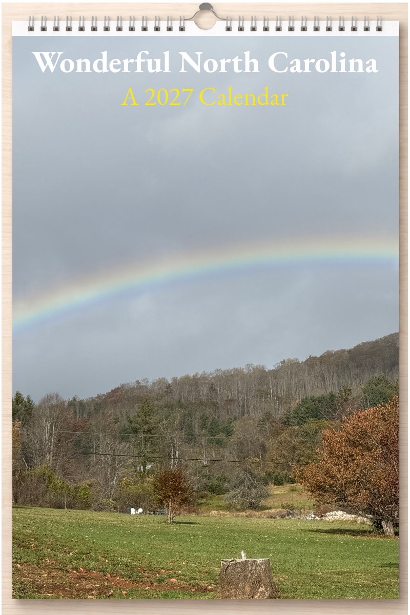 Wonderful North Carolina: A 2027 Calendar