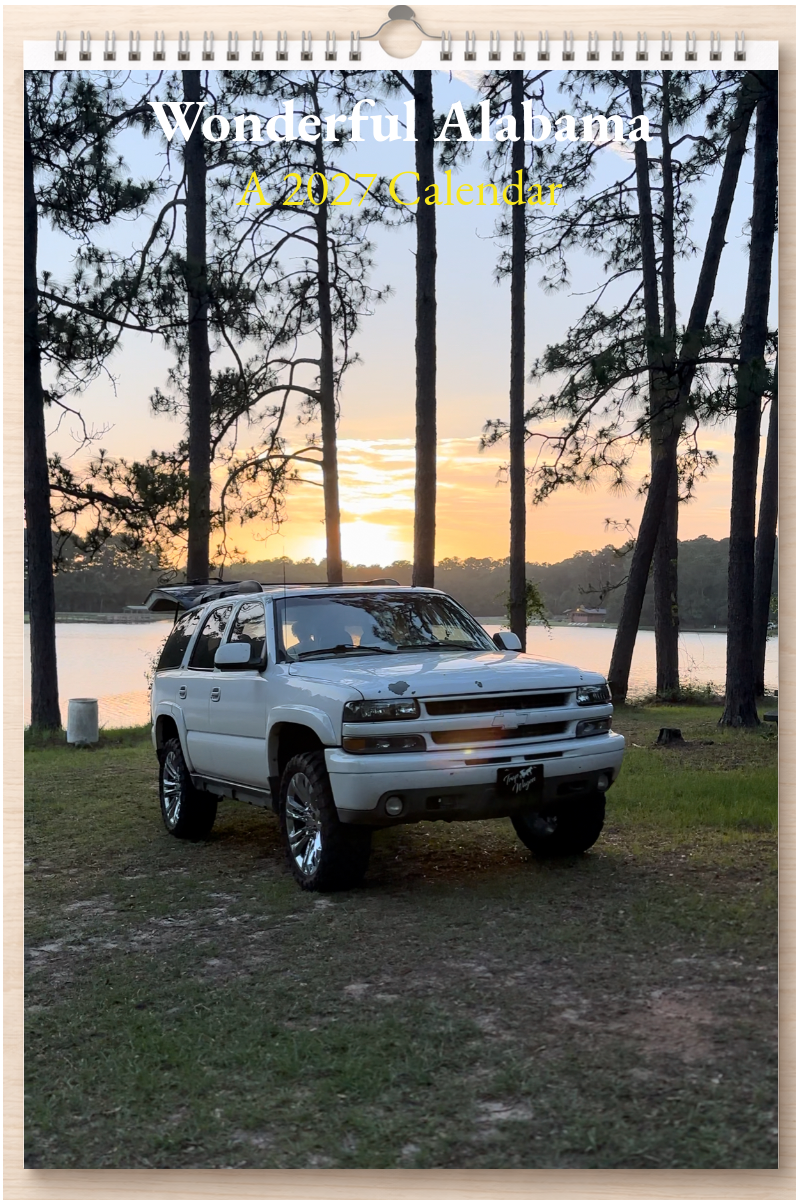 Wonderful Alabama: A 2027 Calendar