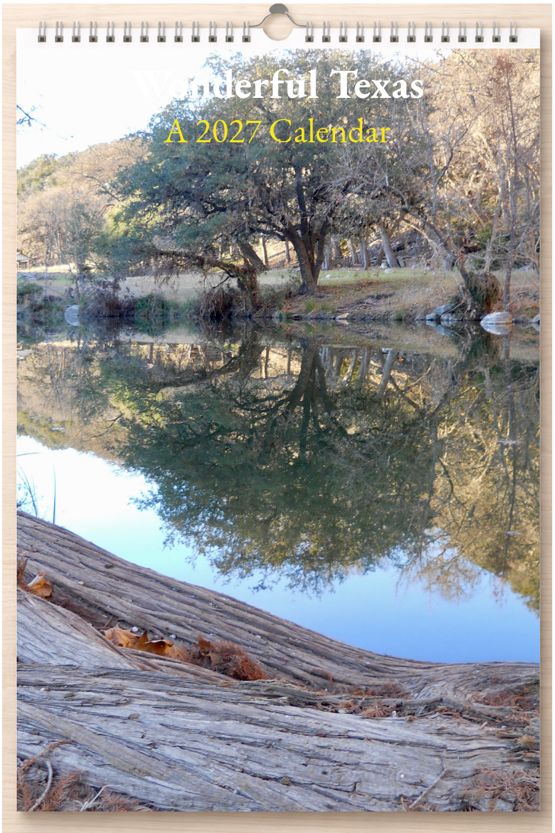 Wonderful Texas: A 2027 Calendar
