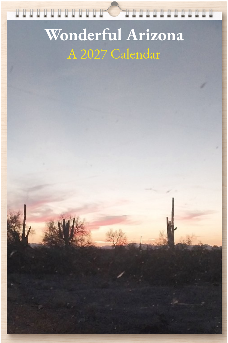 Wonderful Arizona: A 2027 Calendar