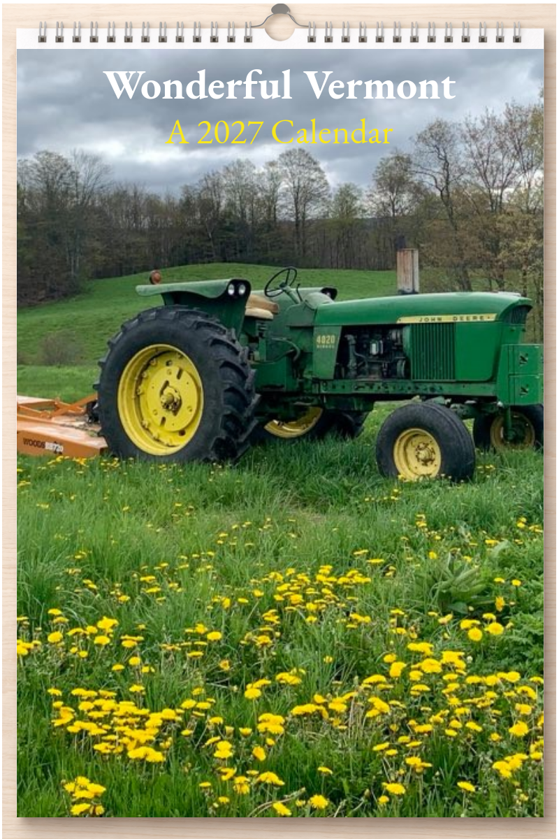 Wonderful Vermont: A 2027 Calendar