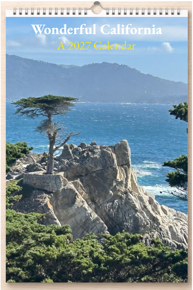 Wonderful California: A 2027 Calendar