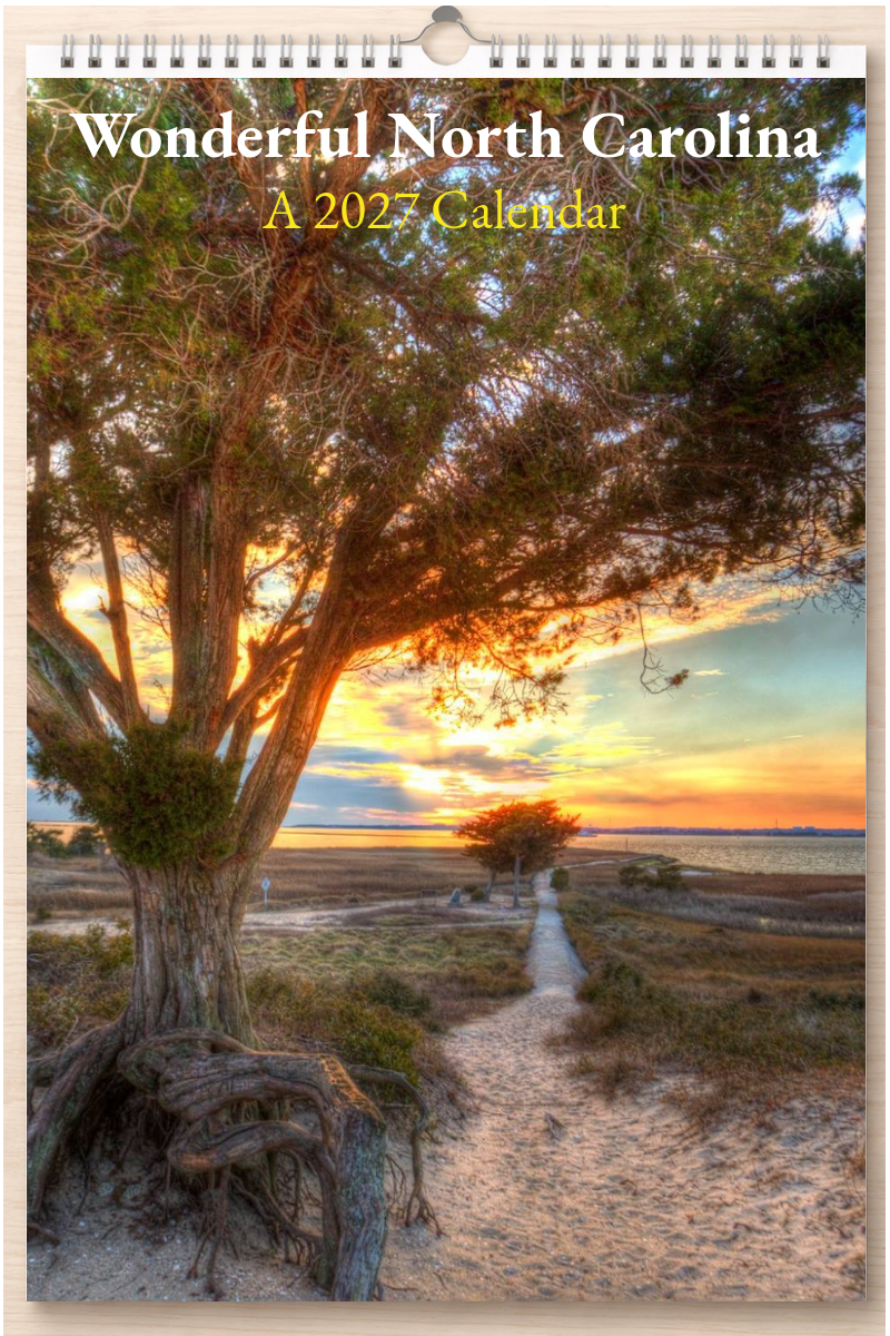 Wonderful North Carolina: A 2027 Calendar